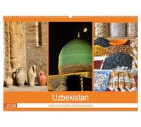 Uzbekistan - märchenhafte Seidenstraße (Wandkalender 2026 DIN A2 quer), CALVENDO Monatskalender: Moscheen und Minarette, farbenfrohe Basare, ... in ausdrucksstarken Fotos festhalten
