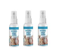 Uzionoie Cuidado de Heridas y Piel para Perros y Gatos,Spray para Heridas para Mascotas,Cuidado de Heridas y Piel para Perros y Gatos,Spray de Limpieza para Mascotas de Cicatrizante 3PC