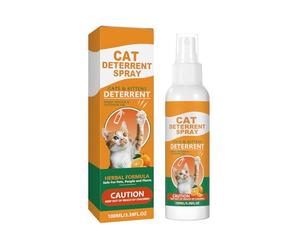 Uzionoie Repelentes Orina Spray Gatos,Spray Antiarañazos Gatos, Evitar Pipi Cat,Eliminador de Olores,No Mancha,Frena los Malos Hábitos para Exterior e Interior Aroma Cítrico a Limón