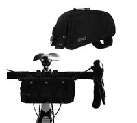 UZIRO Bolsa Manillar y Cuadro Impermeables para Bicicleta (Pack 2 UND), Alforjas para Gravel y Bikepacking, Accesorios Aventura, Viajes y Ciclismo de Larga Distancia
