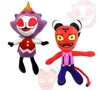 UZKWYKYC Helluva Boss Blitzo y Stolas Peluche, Muñecos de Monstruos y Demonios, Peluches de Dibujos Animados, Lindos Anime Plushies, para Halloween, Navidad, Fiestas y Sorpresas