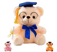 UZKWYKYC Teddy Bear Party Hats, Teddy Bear Graduation Outfit, Soft Animal Toys, A Graduation Gift to Your Classmates, Friends, and Family, Graduation Atmosphere