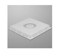 Uzman-Versand Tapa de pozo o alcantarilla con marco de polipropileno, tapa de conducto de inspección, (40 x 40 cm especial)