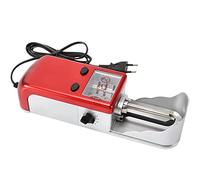 UZSPAC Maquina de Liar Porros Electrica Fácil de Usar Manual de Tabaco Máquina de Liar Automática Eléctrica Herramienta Roller Cigarrillo Accesorios （Silver） (Color : Red)