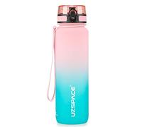 UZSPACE Botella Agua Deportiva,500ml/800ml/1000ml/1.5l, Tritan Botella Agua Sin BPA. Evitar Fugas de Agua y Ideal para el Ejercicio y los Deportes al Aire Libre