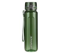 UZSPACE Botella de Agua Deportiva 500ml-750ml-1000m,Botella de Agua Tritan Ecológica y sin BPA. Reutilizable con Tapa a Prueba de Fugas para Correr, Gimnasio, Yoga, al Aire Libre y Acampar