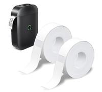 UZSUZZ Cintas De Etiquetas 14x40mm, Etiquetas Para Mini Impresora, Etiquetas Ropa, Etiquetas Adhesivas Para Impresora Térmica, Etiquetas Autoadhesivas Para Casa, Oficina, Tienda, Escuela 2 Rollos
