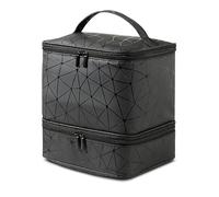 UZSUZZ Organizador Esmaltes De Uñas, Organizador De Esmaltes De Uñas, Doble Capa Organizador De Esmalte De Uñas, Bolso Portátil De Esmalte De Uñas Bolsa Impermeable para Guardar Esmalte De Uñas