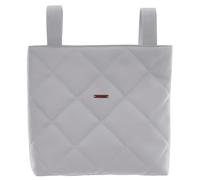 UZTURRE. Bolso Talega de maternidad Cocco de polipiel gris para carrito de bebe. Hecho a mano en España. Organizador para pañales y otras cosas de bebe.