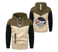 UZVKAVJP Sudadera con Capucha De Patchwork para Hombre Ropa Deportiva N.A.SC.A.R Jersey Y Bolsillo Chaqueta Manga Larga Abrigos Estampados-LvSe||s