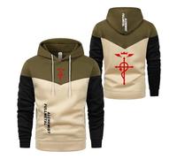 UZVKAVJP Sudadera con Capucha Estampada para Hombre F.u.ll.me.t.al Al.ch.e.mi.st Jersey Abrigo Informal Sudaderas De Primavera Y Otoño Prendas Vestir Camisetas-LvSe||s