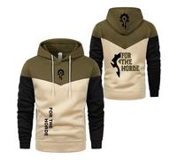 UZVKAVJP Sudadera con Capucha para Hombre Abrigo Costuras Fo.r The H.or.d.e Cómoda Chaqueta Deportiva Manga Larga Sudaderas Ropa Bolsillos Prendas Vestir-LvSe||l