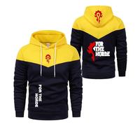 UZVKAVJP Sudadera con Capucha para Hombre Abrigo Costuras Fo.r The H.or.d.e Cómoda Chaqueta Deportiva Manga Larga Sudaderas Ropa Bolsillos Prendas Vestir-HuangSe||m