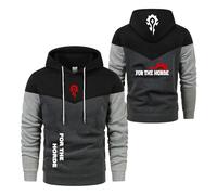 UZVKAVJP Sudadera con Capucha para Hombre Chaqueta Bloques De Color Fo.r The H.or.d.e Bolsillo Tipo Pulóver Camisetas Manga Larga Abrigos Deportivos Ropa Calle-HeiSe||s