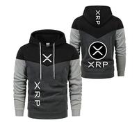 UZVKAVJP Sudadera con Capucha para Hombre Chaquetas Estampadas Ri.PP.le X.RP Abrigos De Entrenamiento Costuras Manga Larga Ropa Calle Prendas Vestir Exteriores-HeiSe||XX_l
