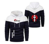 UZVKAVJP Sudadera con Capucha para Hombre Collision Color Street Wear Fo.r The H.or.d.e Jumpers Sudaderas Abrigo Y Bolsillos Entrenamiento Ropa Exterior Tops-BaiSe||XX_l