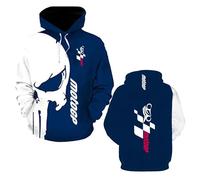 UZVKAVJP Sudadera Holgada con Capucha para Hombre Chaqueta M.o.to.G.P Tipo Jersey Abrigo Deportivo Bolsillo Chándal 3D Prendas Vestir Exteriores Camisetas Manga-A||s