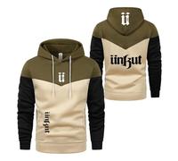 UZVKAVJP Sudadera Holgada con Capucha para Hombre Ropa Deportiva U.n.k.u.t Jerséis Gráficos Sudaderas Colores Contrastantes Prendas De Vestir Exteriores Camisetas-LvSe||XX_l