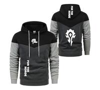 UZVKAVJP Sudaderas con Capucha para Hombre De Patchwork Fo.r The H.or.d.e Chándal Entrenamiento Fitness Abrigos Camisetas Manga Larga Estampadas Prendas Vestir-HeiSe||XX_l