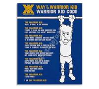 UZWOOUUM Character Education Poster for Discipline Motivational Code Metal Tin Sign Wall-Art Classroom Teacher Gift(Unframed,12x18inch(30x45cm))