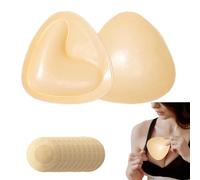 UZYXC 1 Parche Triangular y 10 Parche Cintas Adhesivas Pecho, Sujetador Invisible Push Up con Autoadhesivo 3D - Impermeable, Levantamiento Instantáneo para Escote Profundo