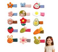 UZYXC 15 Piezas Horquillas Pelo Niña,Pinzas Pelo Bebe Multicolore,Horquillas de Lazo para Bebes,Horquillas Cabello Pequeñas,Accesorios Cabello Niña,Ganchos Pelo,Clip Pelo Niña,Hair Clips for Girls
