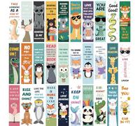 UZYXC 30 piezas de marcapáginas magnéticos para niños con 30 diseños de animales,regalos para fiestas infantiles, obsequios para invitados,para el colegio y fiestas, idea de regalo creativa y colorida