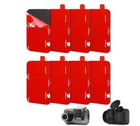 UZYXC 8 Unidades Cinta Adhesiva Doble Cara Extrafuerte para Dashcam, Almohadillas Adhesivas de Montaje, Resistente al Agua y Altas Temperaturas, para Soporte de Cámara de Coche (8 Piezas)