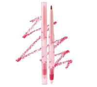 UZYXC Lapiz de Labios de Doble Punta con Cepillo, Delineador Labial Mate y de Larga Duración para Delinear y Difuminar, Fórmula Sedosa para Labios Voluminosos, para Principiantes y Maquillaje Diario