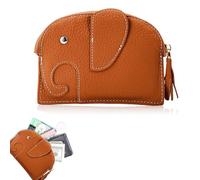 UZYXC Llavero Monedero Elefante de Piel Sintética, Charm para Bolso Miniatura, Complemento Retro para Mujer, Regalo Coqueto, Accesorio Decorativo para Auto o Hogar