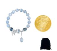 UZYXC Set de Regalo del Hada, Moneda de Oro del Hada y Pulsera Encantada, El Regalo para Celebrar la Caída de un Diente de Leche en Niñas Pequeñas, Regalo de Recompensa por el Diente