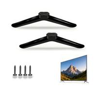 UZYXL Patas de Soporte para Televisor, Base de Mesa Estable para TVs de Hasta 55 Pulgadas, Altura de 8cm para Mejor Ventilación, Apto para la Mayoría de Marcas, Color Negro