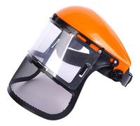 Uzztfa Casco De Motosierra, Protector De Seguridad, Máscara Protectora, Casco De Malla Integral para Jardinería Industrial, Tala, Desbrozadora, Silvicultura, Escudo Protector