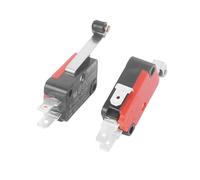 V-156-1C25 Interruptor de límite momentáneo con palanca de bisagra de rodillo a presión (10 unidades)