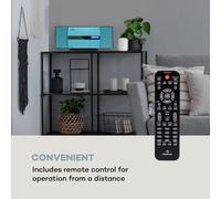 V-20 DAB Vertical Stereo Bluetooth NFC CD MP3 USB DAB+ & FM Tuner Auna