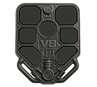 V 8 Engine Food Platter Cool V 8 Engine Modeling Charcuterie Board - Tabla de quesos con 7-10 compartimentos para aperitivos y salsas, divertido plato de charcutería 3D Retro Punk extra grande 060929