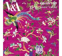 V&A: Chinese Textiles Mini Wall Calendar 2025 (Art Calendar)