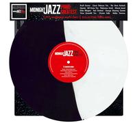 V.A. - Midnight Jazz - Piano Greatest - Limitiert - 1.111 Stück handnummeriert - 180gr. Half-Half - Black and White [Vinilo]