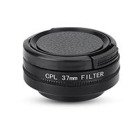 V BESTLIFE 37mm Filtro polarizador Circular de Lente para Yi 4k / 4k + / Lite + Anillo Adaptador + Tapa Protectora