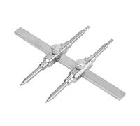 V BESTLIFE Llave de Llave de Lente, Llave de cámara de Doble Punta de Acero Inoxidable Reparación de Llave Llave de Mantenimiento Llave Abierta Juego de Herramientas Desmontar Lente de 10-130 mm