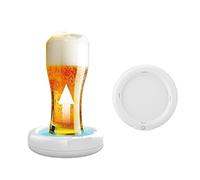 V BESTLIFE Máquina ultrasónica de espuma de cerveza, 3.7 V 110 KHZ USB ultrasónico burbujeador de cerveza con batería de litio integrada de 1800 mAh para reuniones familiares, reuniones de negocios,