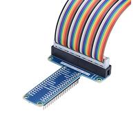 V BESTLIFE T-Type GPIO Extension Board + 40Pin Ribbon Cable Plano para 1B + / 2B / 3B C0529 Tarjeta de Expansión Tipo T de GPIO + Cable de Extensión GPIO 40Pin