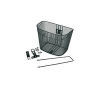 V BIKE 230 Cesta Delantera para Bicicleta Spot Cruiser, Negro, 34x25x27 cm
