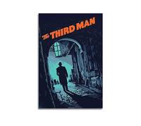 V BY N Póster de la película The Third Man Moive, decoración de habitación, decoración estética de dormitorio, pósteres de lona para dormitorio, 60 x 90 cm, estilo sin marco