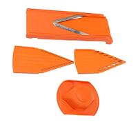 V cuchilla Mandoline Cutter Profesional Fundación de vegetales de acero inoxidable con protector manual para cocción de cocina Frutas Vegetales ABS plástico Duración Duración