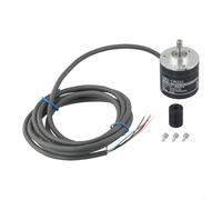 V DC, eje de 6 mm, 39 mm de diámetro, carcasa de metal, codificador giratorio industrial E6B2-CWZ6C compatible con PLC y sistemas de control de movimiento, 100/360/600/1000/1024/2000 (2000P/R)