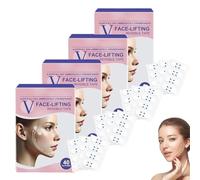 V-Face Lifting Invisible Adhesive Tape, V-Face Lift Tape with Bands, Neck Tapes, Instant Face Lift (#160)
