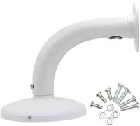 V-Fiabilidad Soporte de montaje de cámara de seguridad para exteriores de aleación de aluminio tipo L de 260 mm, soporte universal de montaje en pared/cámara IP para cámara de seguridad CCTV