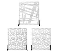 V-FLAT WORLD 3 tableros de Sombra para fotografía de Alimentos y Productos, Efectos de luz Natural, tableros de Fondo de Fotos Reutilizables, creación de Contenido, Kit de Formas: círculos, Diamantes