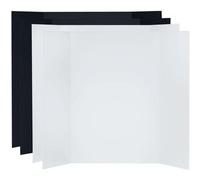 V-Flat World V-Flats de sobremesa L 3' x 4' 2 x blanco, 2 x negro